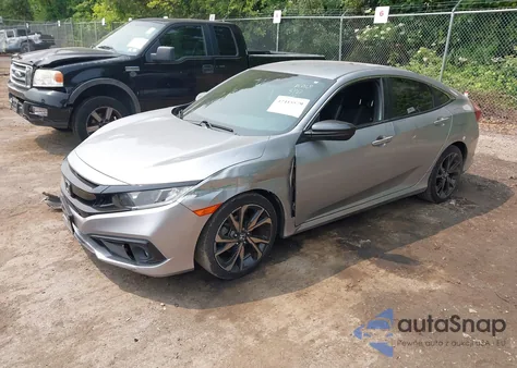 2021 Honda Civic Sport from USA, damaged, VIN 2HGFC2F81MH553897